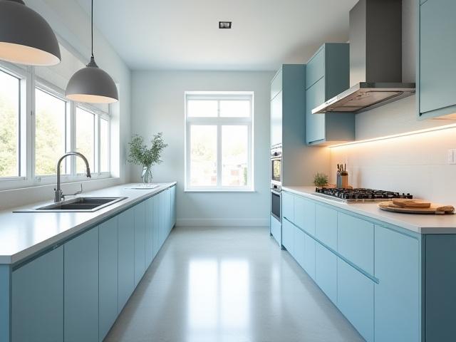 Perfectly clean kitchen after renovation